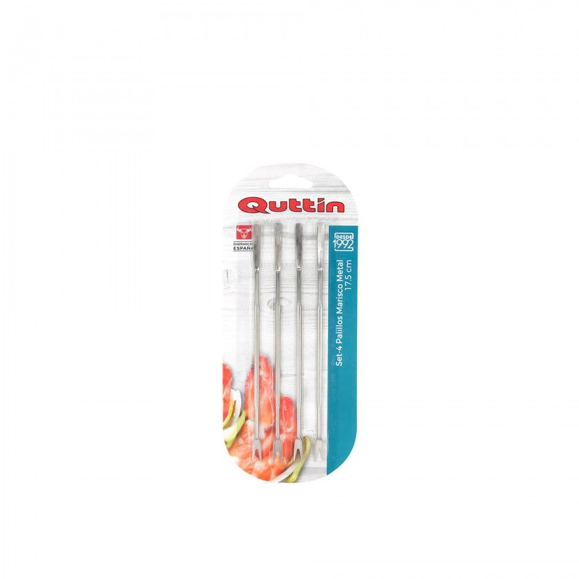 Espeto Marisco Metal 17.5CM Pack 4 Espeto Marisco Metal 17.5CM Pack 4