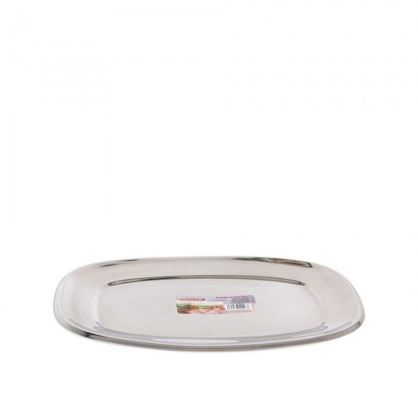 Travessa Inox Retangular 46X31CM