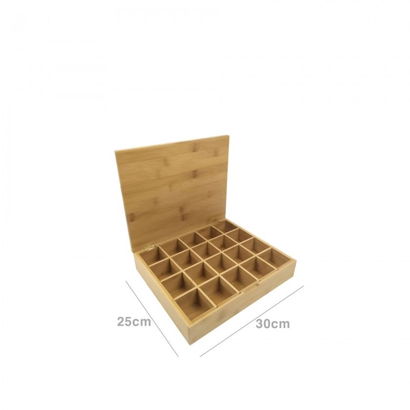 Organizador Cápsulas Café Bambu 30X25CM Organizador Cápsulas Café Bambu 30X25CM