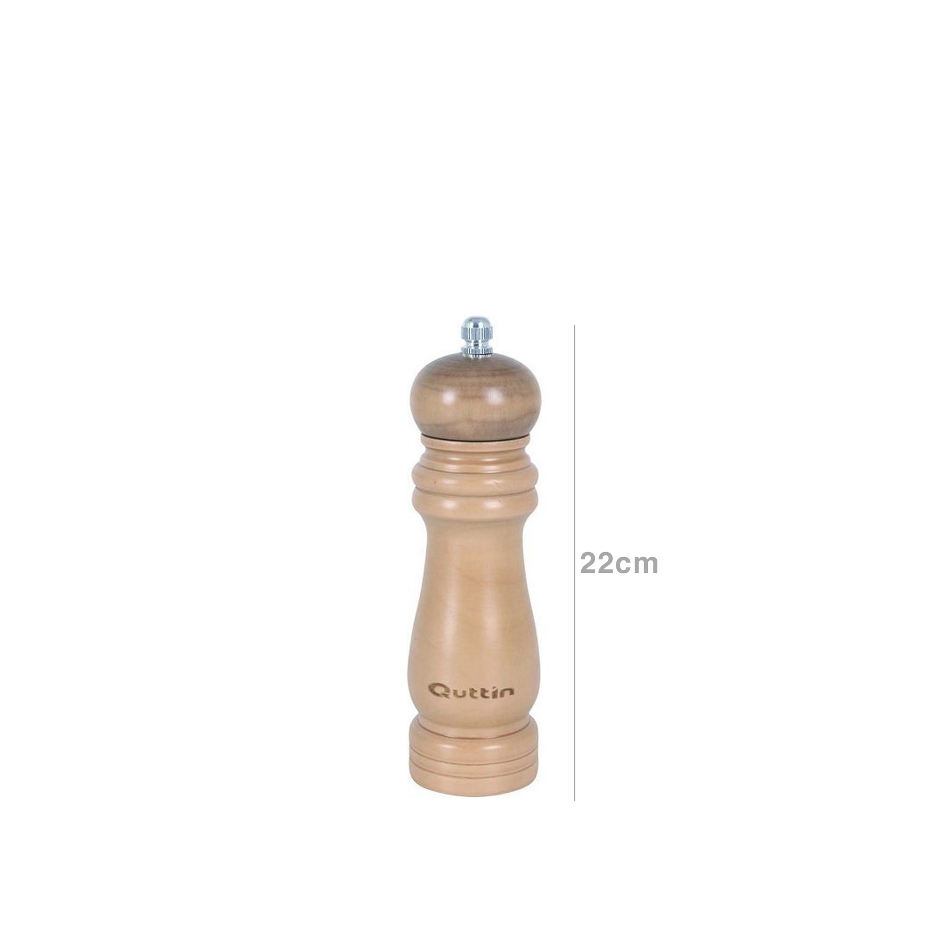 Moinho Pimenta Madeira Clara 22cm