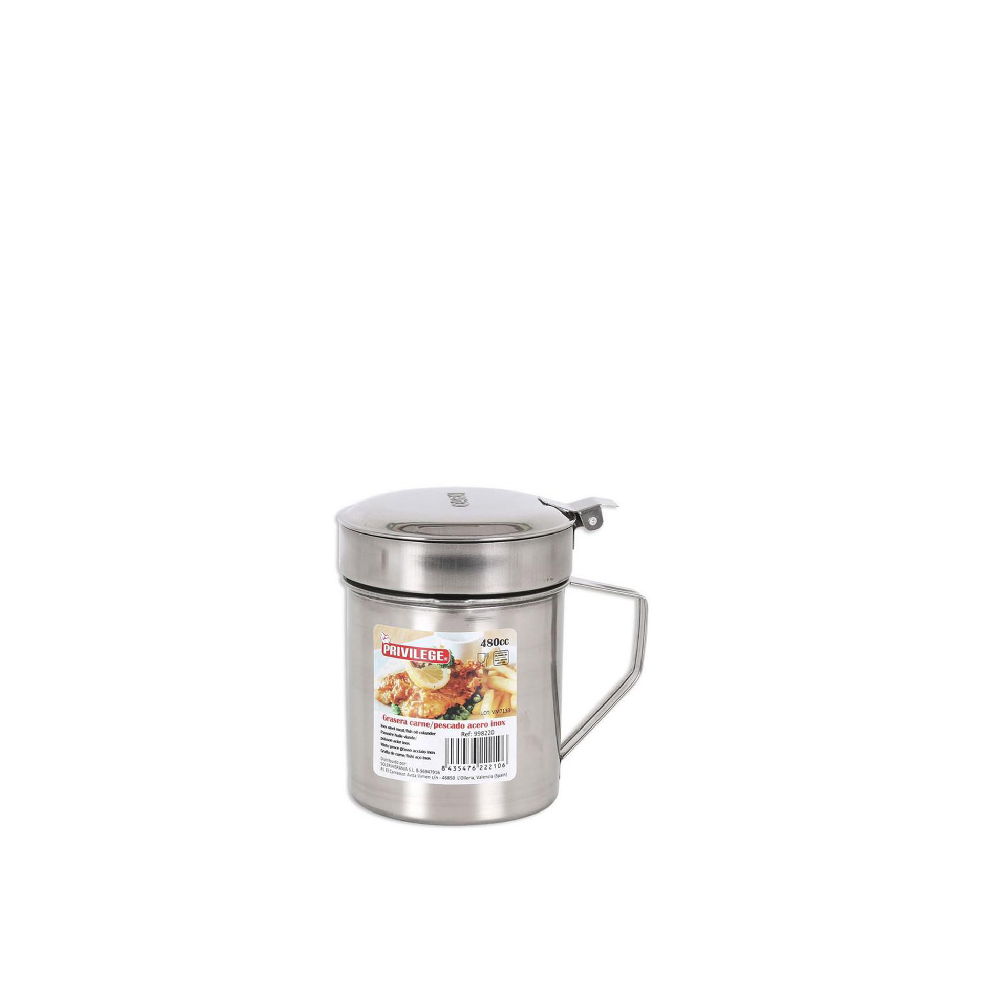 Dispensador Inox Privilege 480ml