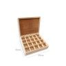 Organizador Cpsulas Caf Madeira 30X25CM