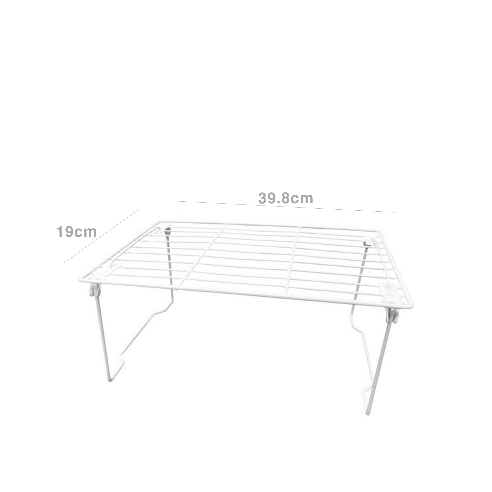 Prateleira Cozinha Dobrável Branca 39.8X19cm