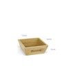 Tigela Bambu Quttin Retangular 12X12X5cm Tigela Bambu Quttin Retangular 12X12X5cm