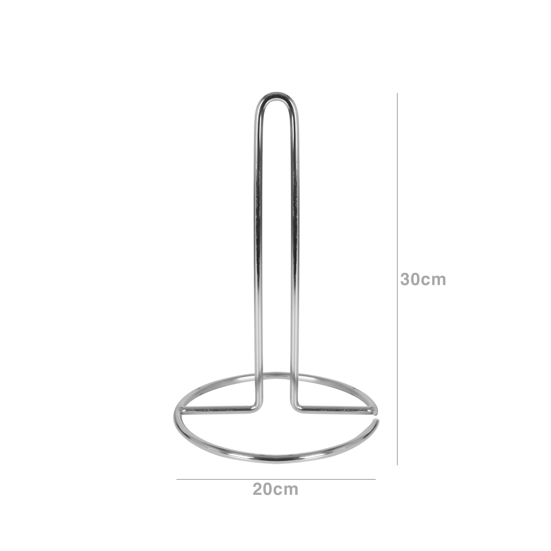 Porta Rolos Cozinha Metal 30X20cm