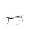 Estante Metal 39X19X16.5CM