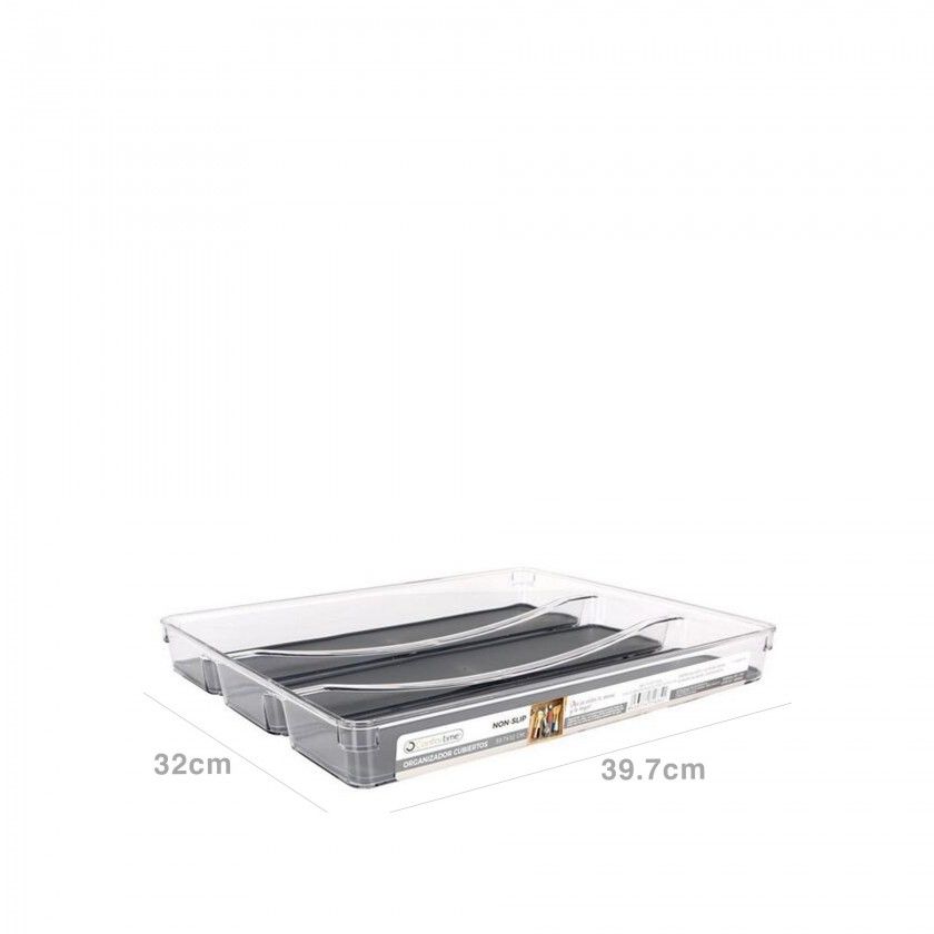 Organizador Talheres Tranparente 39.7X32cm Organizador Talheres Tranparente 39.7X32cm