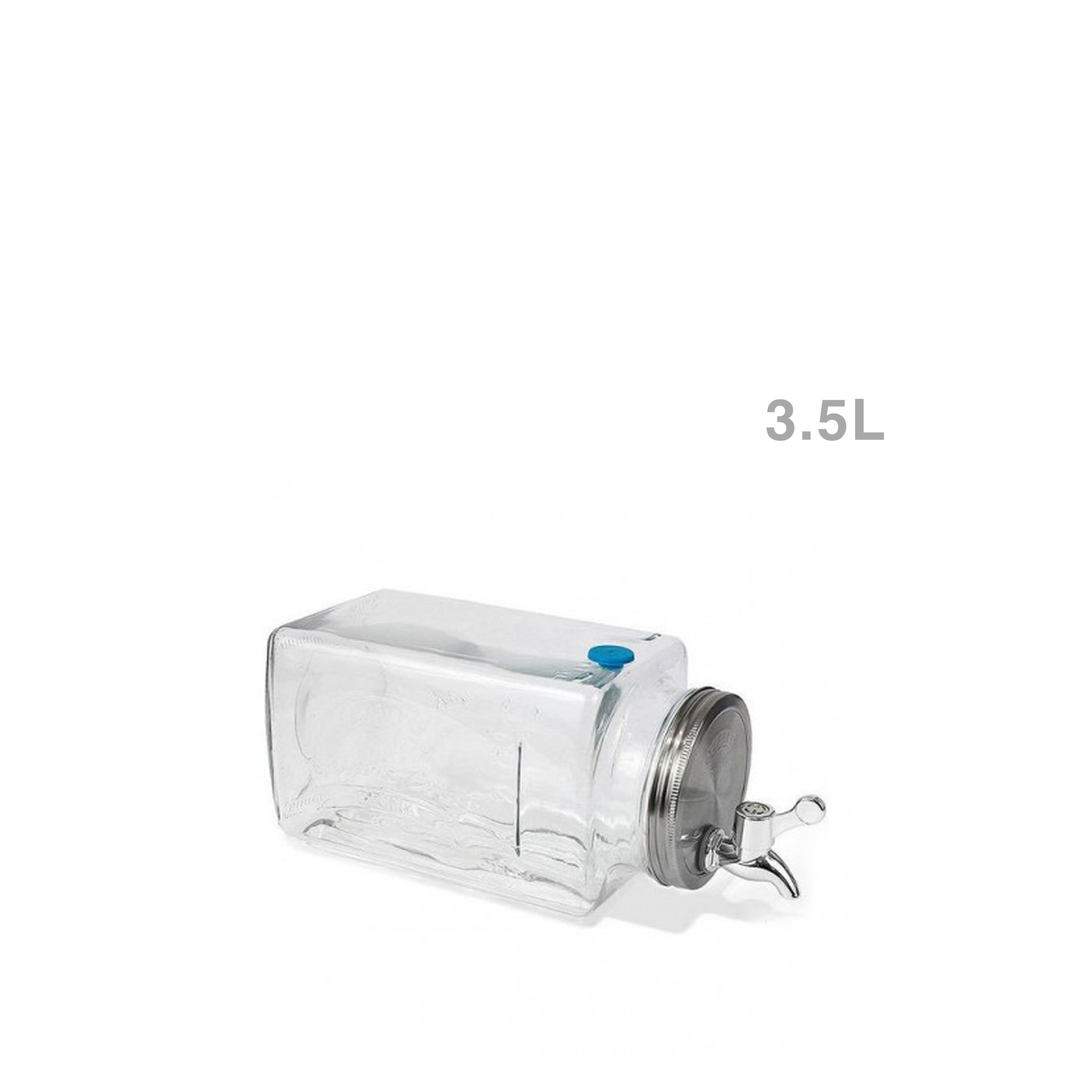 Dispensador Vidro com Torneira Horizontal 3.5L