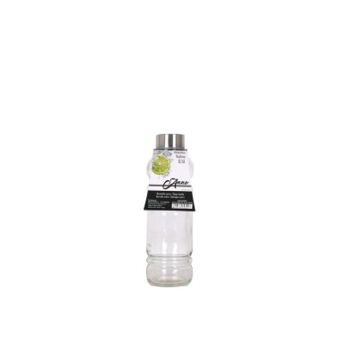 Garrafa Vidro Anna Tampa Metal 0.5L