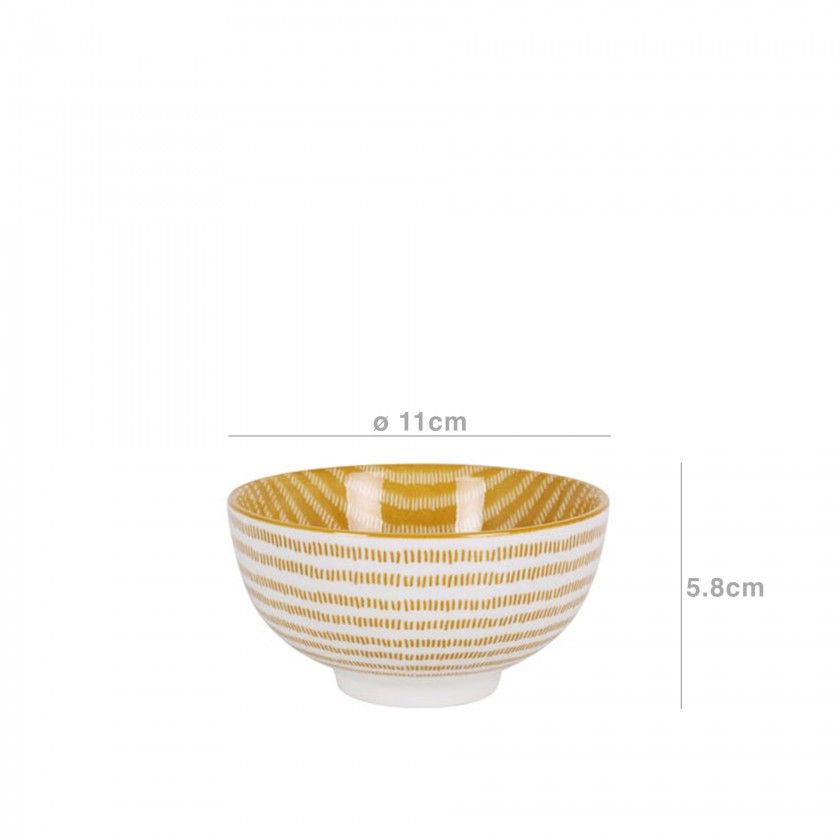 Tigela Porcelana Mei 11X5.8CM Tigela Porcelana Mei 11X5.8CM