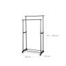 Cabide Extensível Confortime Duplo 80X42X95-165CM Cabide Extensível Confortime Duplo 80X42X95-165CM