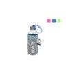 Garrafa Água Vidro com Capa Protetora 300ml 6.2X18cm Garrafa Água Vidro com Capa Protetora 300ml 6.2X18cm