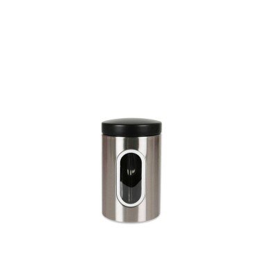 Frasco Cozinha Vidro e Inox 11X17.8cm