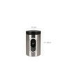 Frasco Cozinha Vidro e Inox 11X17.8cm