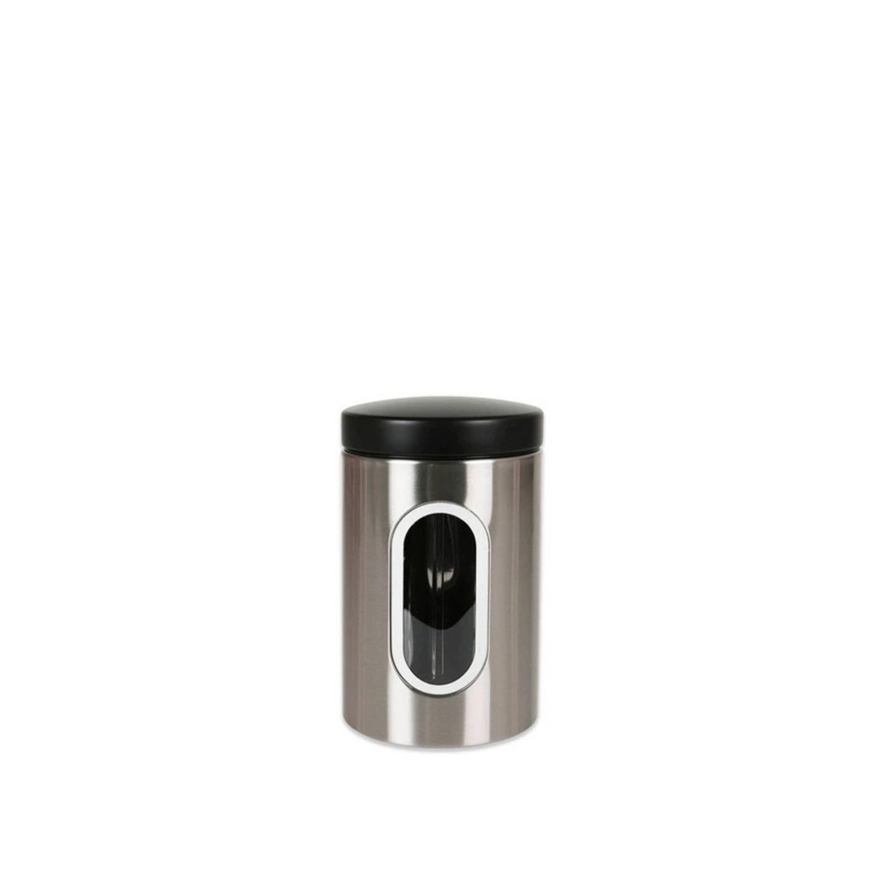 Frasco Cozinha Vidro e Inox 11X17.8cm
