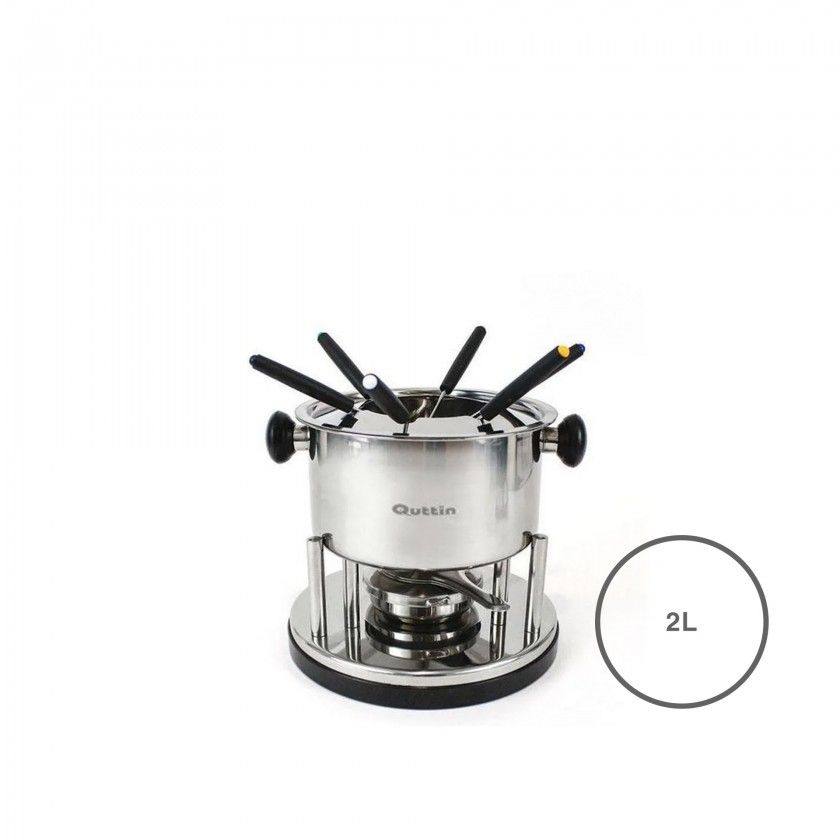 Fondue para 6 Pessoas Inox Quttin 2L Fondue para 6 Pessoas Inox Quttin 2L