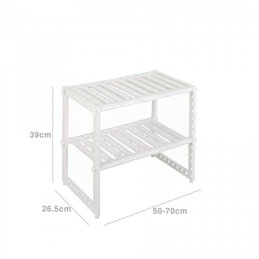 Organizador com Prateleiras 50-70X26.5X39CM