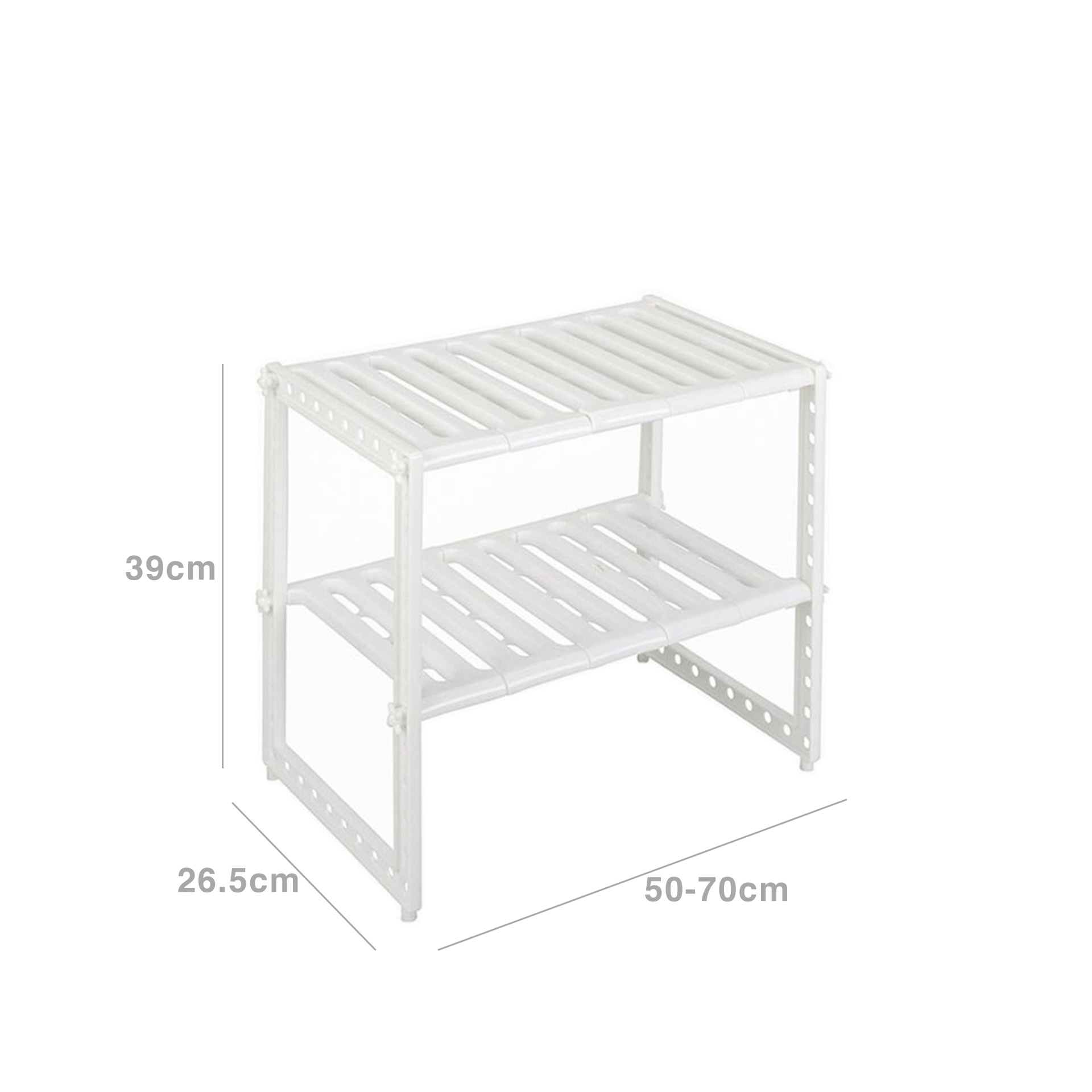 Organizador com Prateleiras 50-70X26.5X39CM