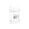 Suporte para Banho Alluwhite com 2 Bandejas 23X23X42CM Suporte para Banho Alluwhite com 2 Bandejas 23X23X42CM