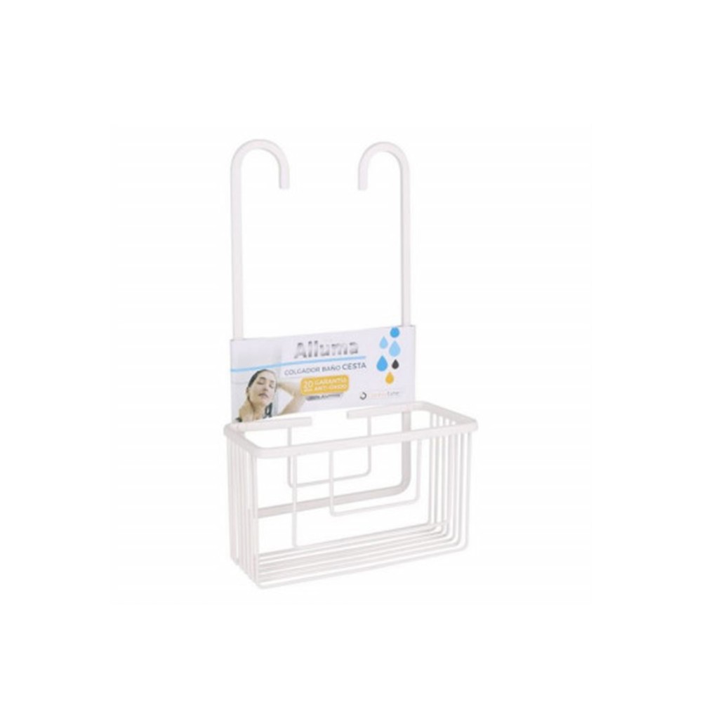 Cabide para Banho Alluwhite com Ganchos 25X12.5X44.5CM