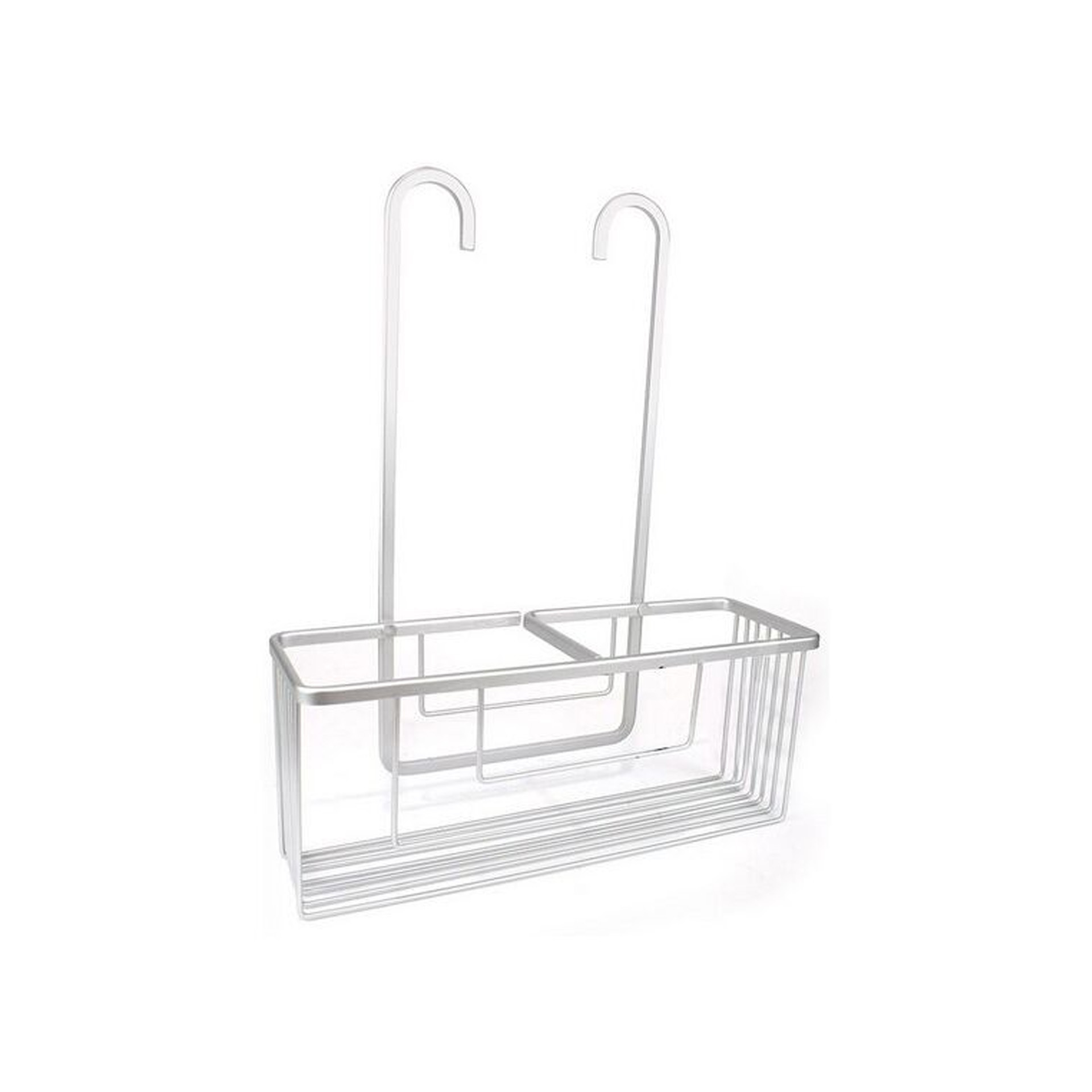 Cesta Banho Alluma com Ganchos Branco 14X36X45cm