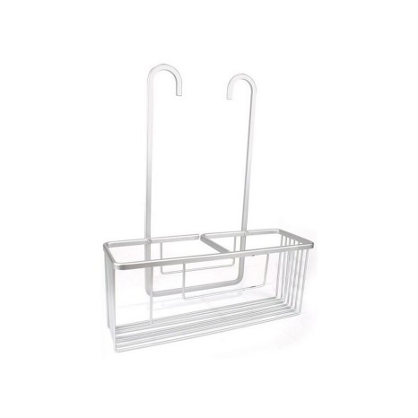 Cesta Banho Alluma com Ganchos Branco 14X36X45cm - Image product