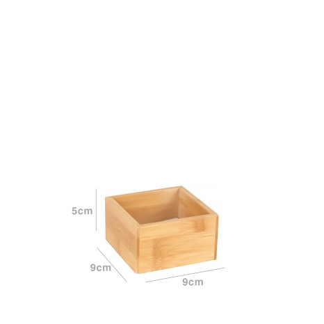 Caixa Multiusos Bambu 16X16X5cm - Image product