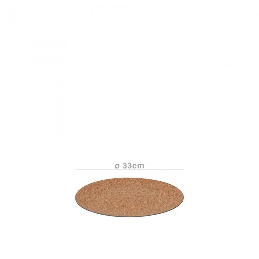 Individual Plstico Pvc / Cortia Redonda 33CM