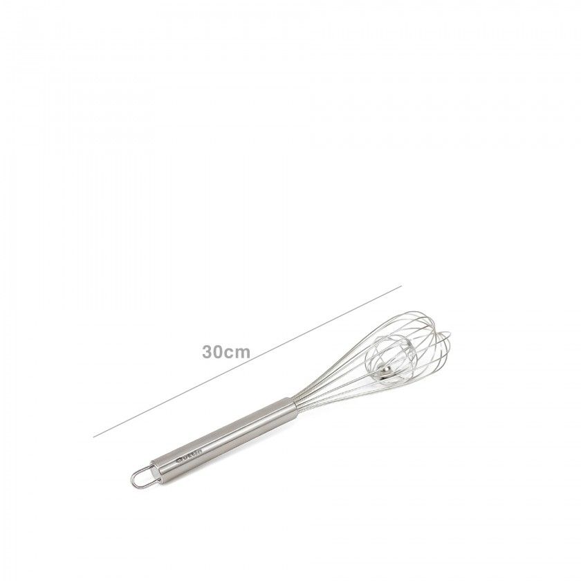 Batedor Inox com Bola 30CM Batedor Inox com Bola 30CM