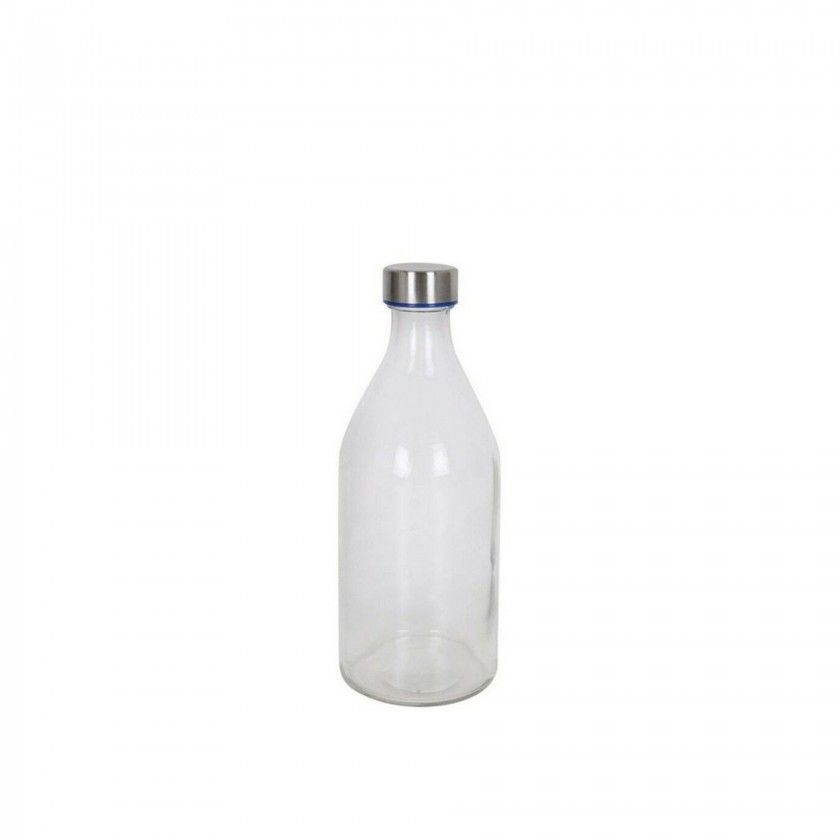 Garrafa Vidro Tampa Metal Round Anna 1L