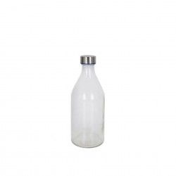 Garrafa Vidro Tampa Metal Round Anna 1L