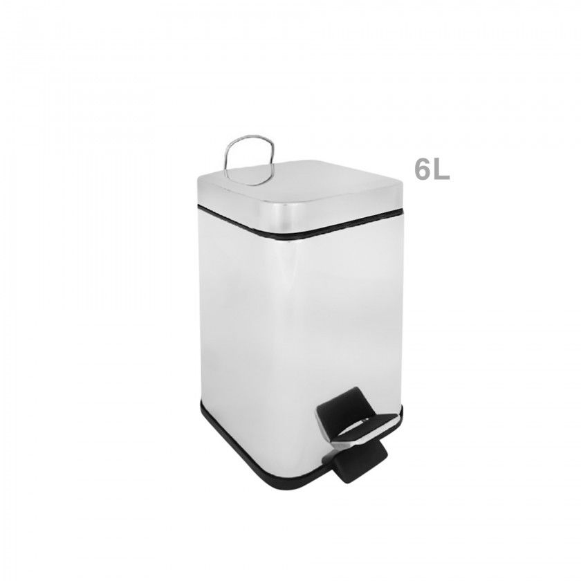 Balde Lixo com Pedal Inox 6L Balde Lixo com Pedal Inox 6L