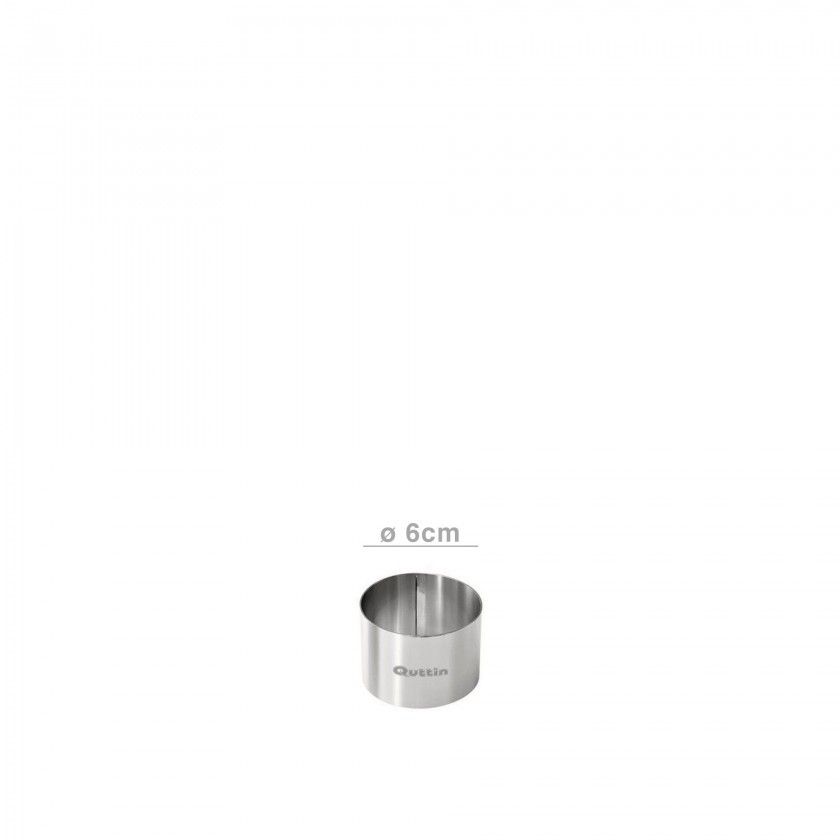 Aro Empratar Inox Redondo 6X4.5cm Aro Empratar Inox Redondo 6X4.5cm