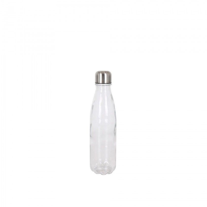 Garrafa Vidro Tampa Metal 600ML