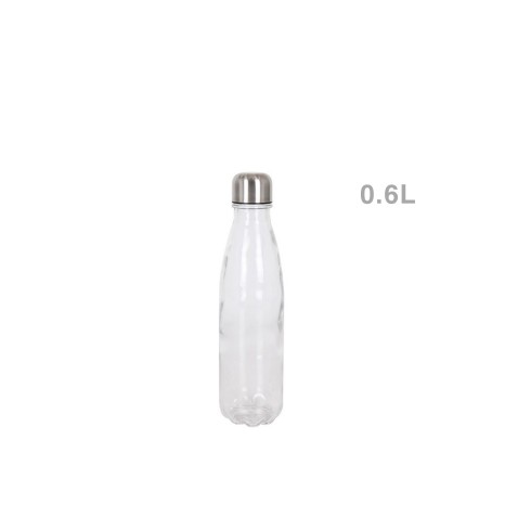 Garrafa Vidro Tampa Metal 600ML - Image product