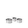 Aro Empratar Inox Redondo 6/8/10X4.5cm Pack 3