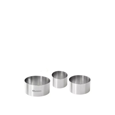 Aro Empratar Inox Redondo 6/8/10X4.5cm Pack 3