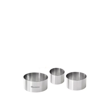 Aro Empratar Inox Redondo 6/8/10X4.5cm Pack 3 - Image product