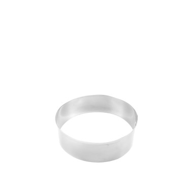 Aro Empratar Inox Redondo 12X4.5cm