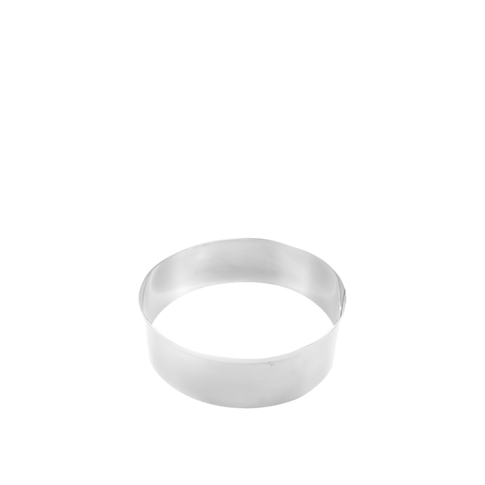 Aro Empratar Inox Redondo 12X4.5cm