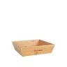 Tigela Bambu Quttin Retangular 20X20X5cm Tigela Bambu Quttin Retangular 20X20X5cm