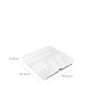 Organizador Confortime 30.6X30.6X5.6cm Organizador Confortime 30.6X30.6X5.6cm