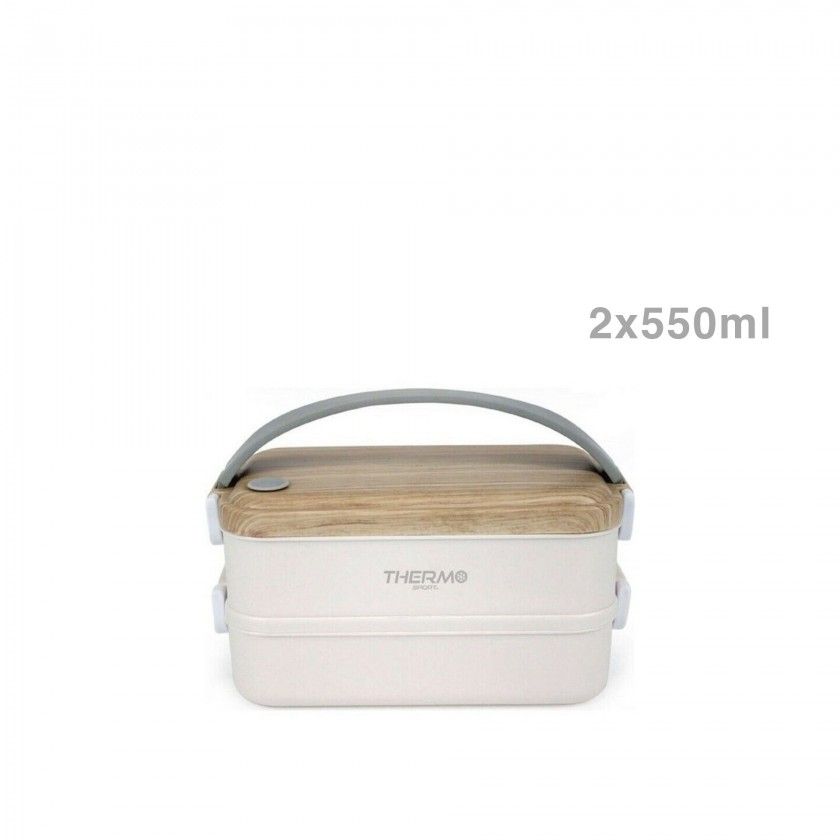 Lancheira Térmica Thermosport Retangular 2X550ML Lancheira Térmica Thermosport Retangular 2X550ML