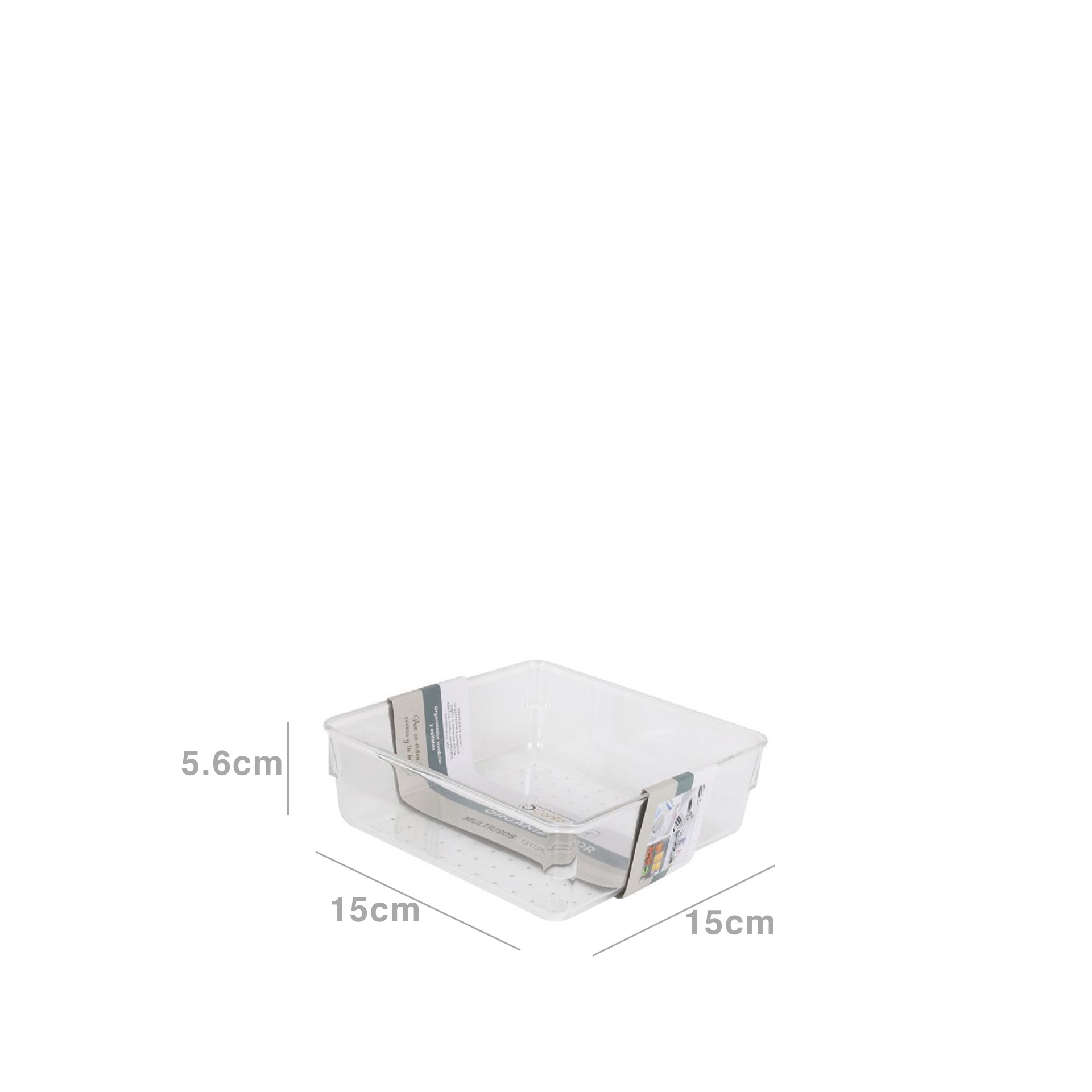 Organizador Confortime Quadrado 15X15X5.6cm