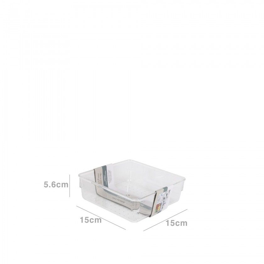 Organizador Confortime Quadrado 15X15X5.6cm Organizador Confortime Quadrado 15X15X5.6cm