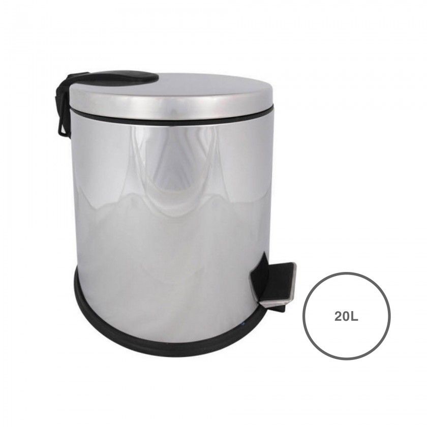 Balde Lixo com Pedal Inox 20L Balde Lixo com Pedal Inox 20L