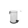 Balde Lixo Metal com Pedal 3L