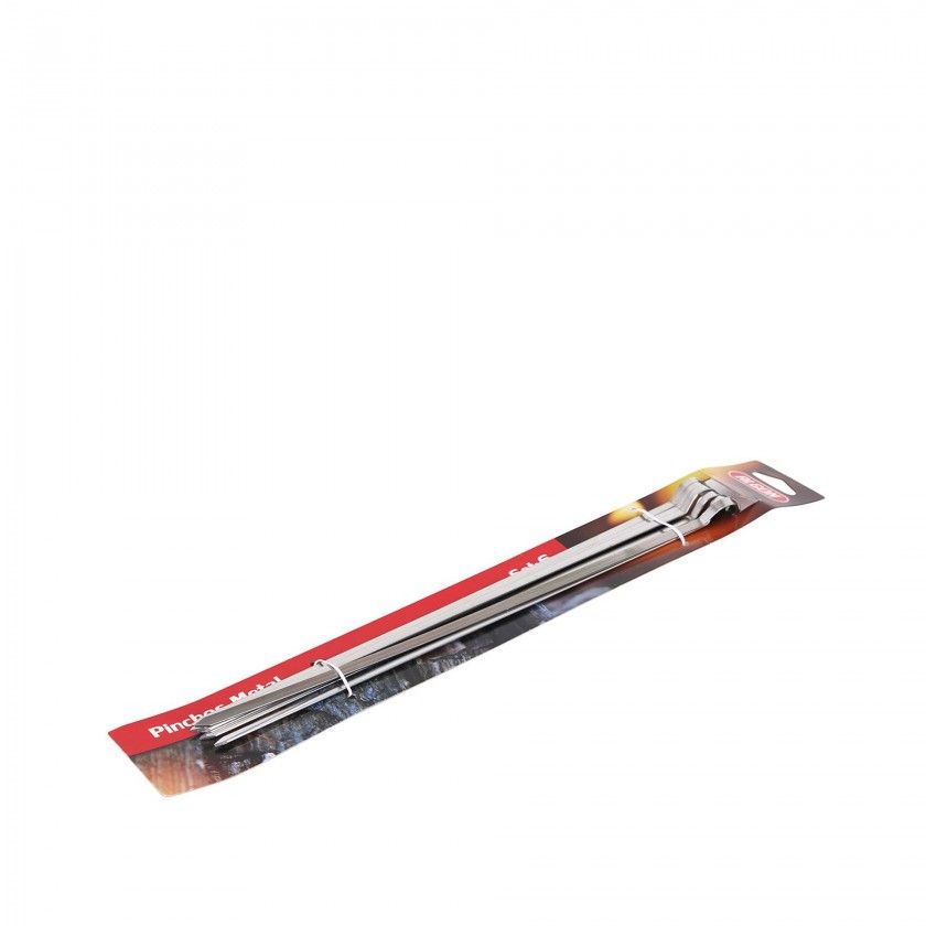 Espeto Metal 0.6X35CM Pack 6