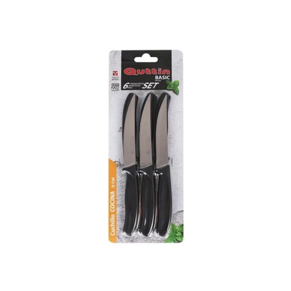 Faca Basic 11CM Pack 6