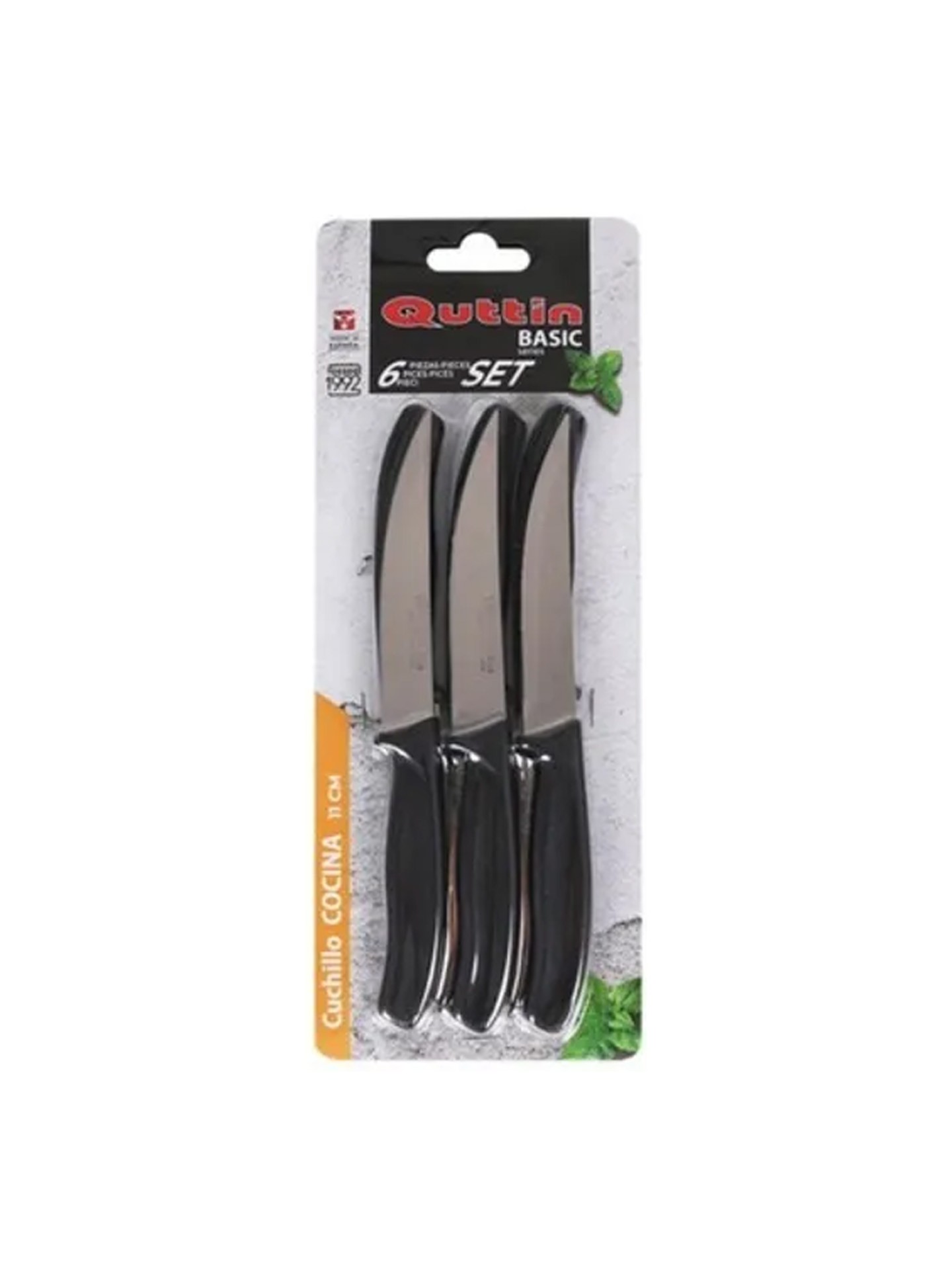 Faca Basic 11CM Pack 6